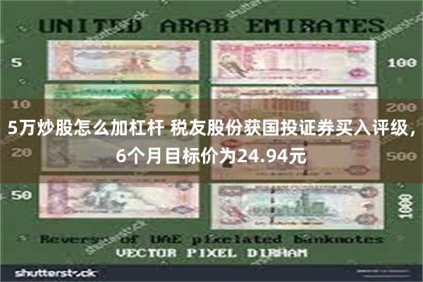 5万炒股怎么加杠杆 税友股份获国投证券买入评级，6个月目标价为24.94元