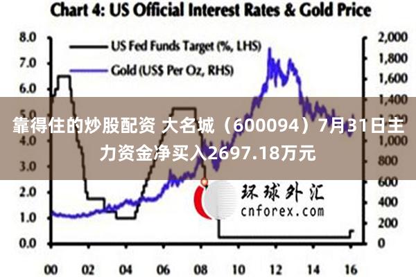 靠得住的炒股配资 大名城（600094）7月31日主力资金净买入2697.18万元